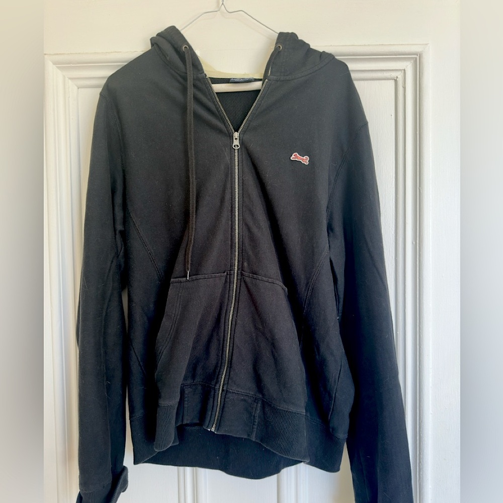 Men’s The Classic LE TIGRE Full Zip Hoodie Black Size Large